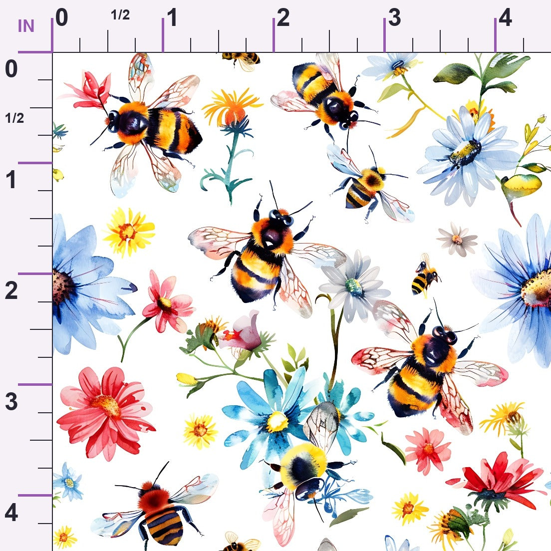 Honey Meadow Pattern 13 Minky Fabric