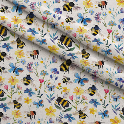 Honey Meadow Pattern 15 Minky Fabric