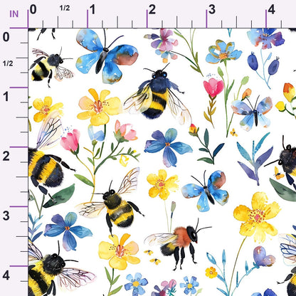 Honey Meadow Pattern 15 Minky Fabric