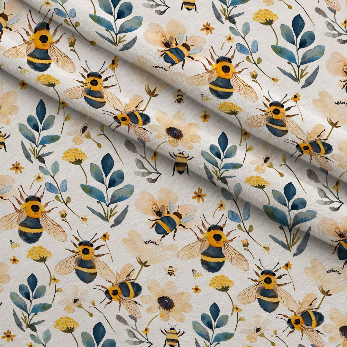 Honey Meadow Pattern 3 Minky Fabric