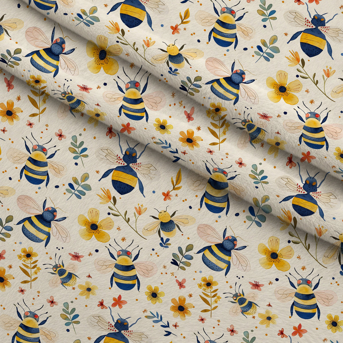 Honey Meadow Pattern 5 Minky Fabric