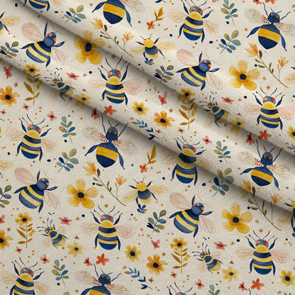 Honey Meadow Pattern 5 Minky Fabric