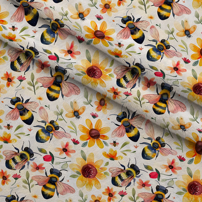 Honey Meadow Pattern 6 Minky Fabric