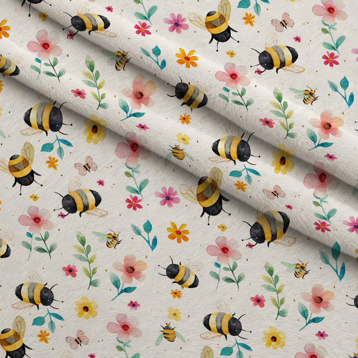 Honey Meadow Pattern 7 Minky Fabric