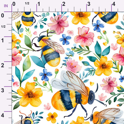 Honey Meadow Pattern 9 Minky Fabric