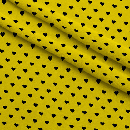 Honeybee Hearts Pattern 13 Minky Fabric