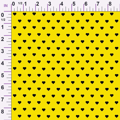Honeybee Hearts Pattern 13 Minky Fabric