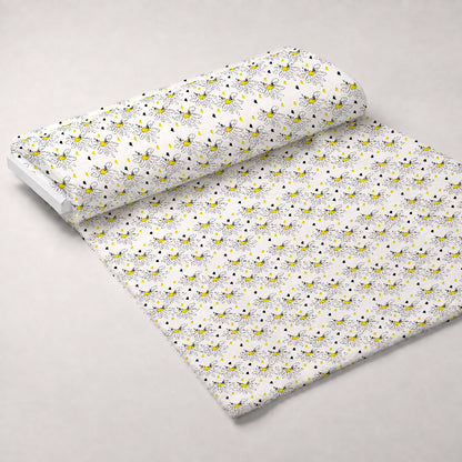 Honeybee Hearts Pattern 14 Minky Fabric