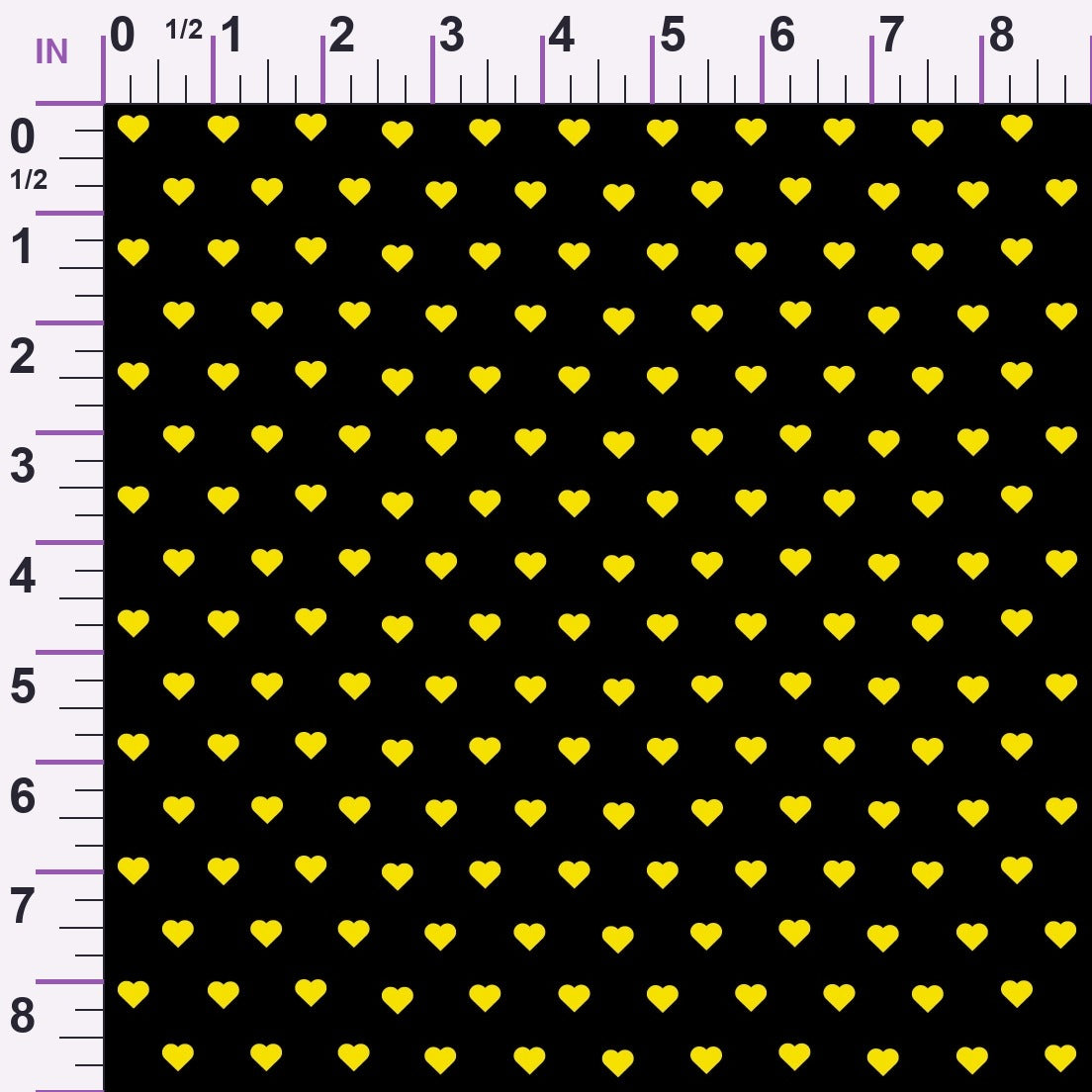 Honeybee Hearts Pattern 16 Minky Fabric
