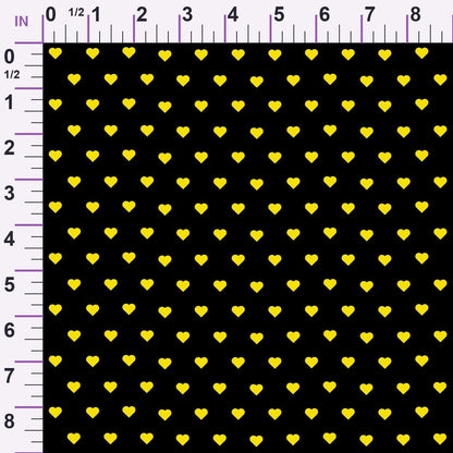 Honeybee Hearts Pattern 16 Minky Fabric