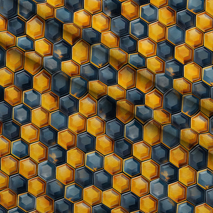 Honeycomb Blooms Pattern 11 Minky Fabric