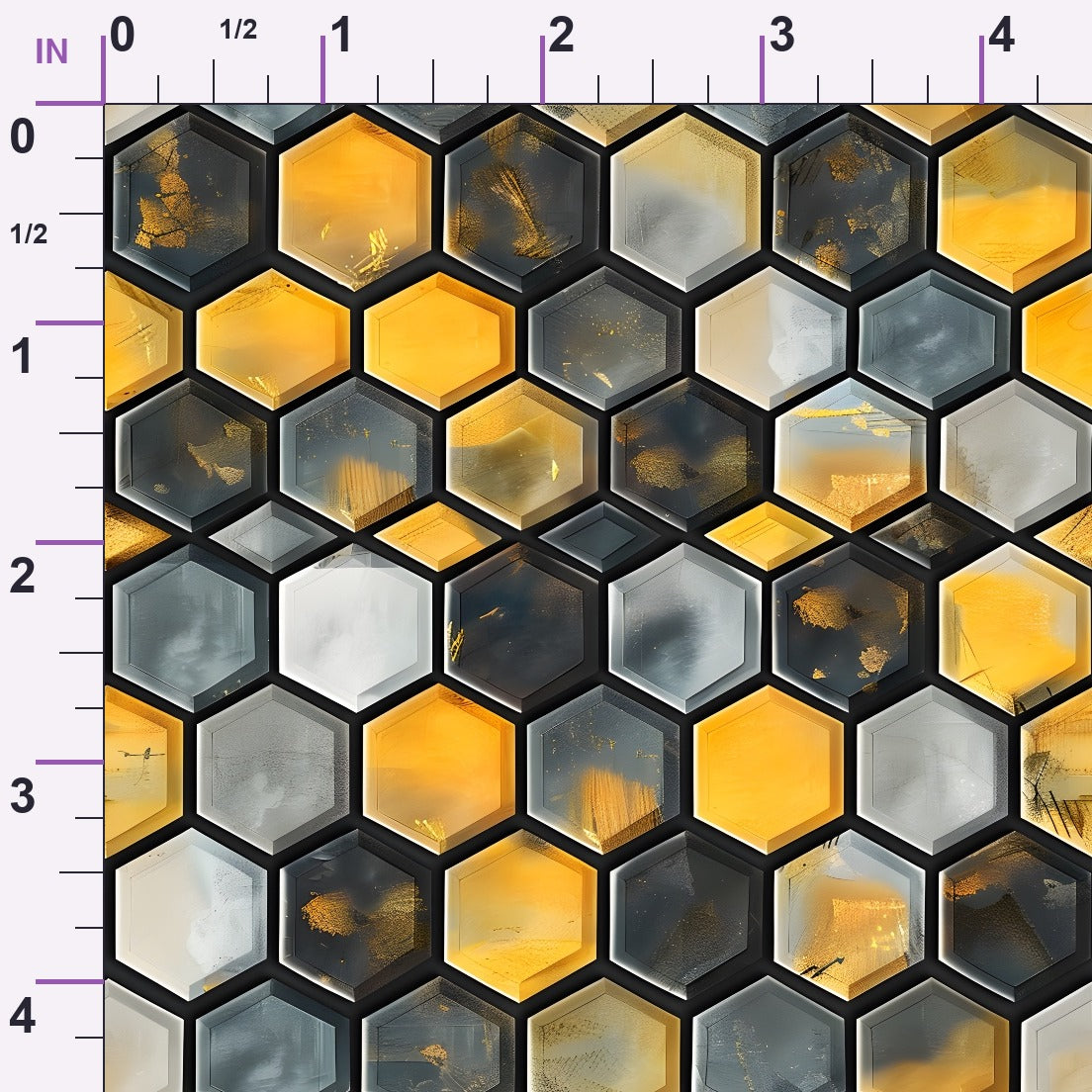 Honeycomb Blooms Pattern 13 Minky Fabric
