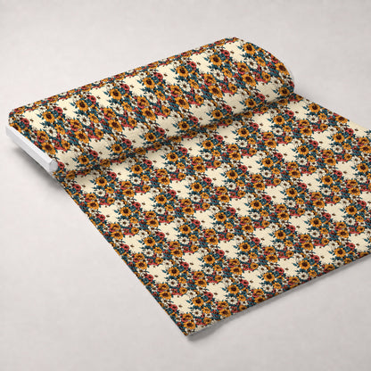 Honeycomb Blooms Pattern 14 Minky Fabric