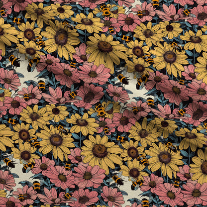 Honeycomb Blooms Pattern 17 Minky Fabric