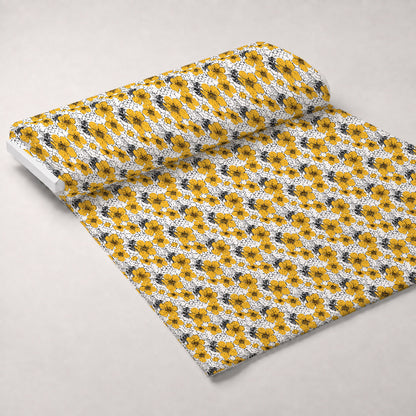 Honeycomb Blooms Pattern 20 Minky Fabric