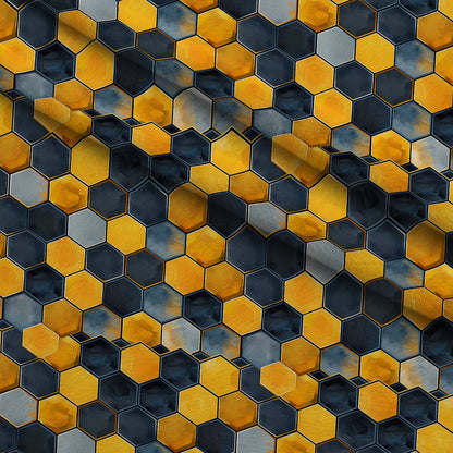 Honeycomb Blooms Pattern 9 Minky Fabric