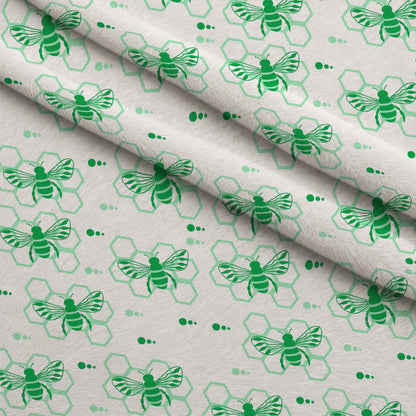 Honeycomb Buzz Pattern 11 Minky Fabric