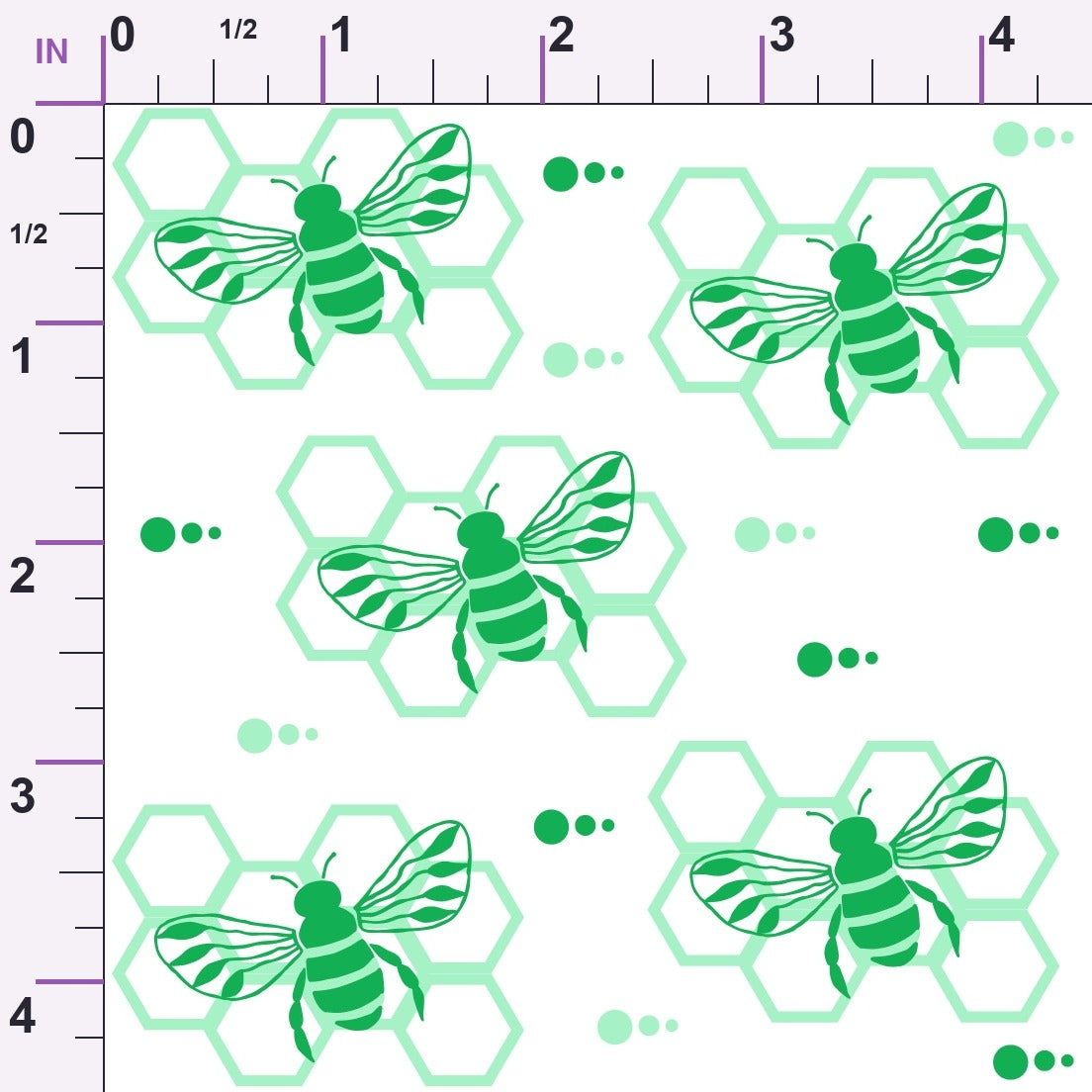 Honeycomb Buzz Pattern 11 Minky Fabric