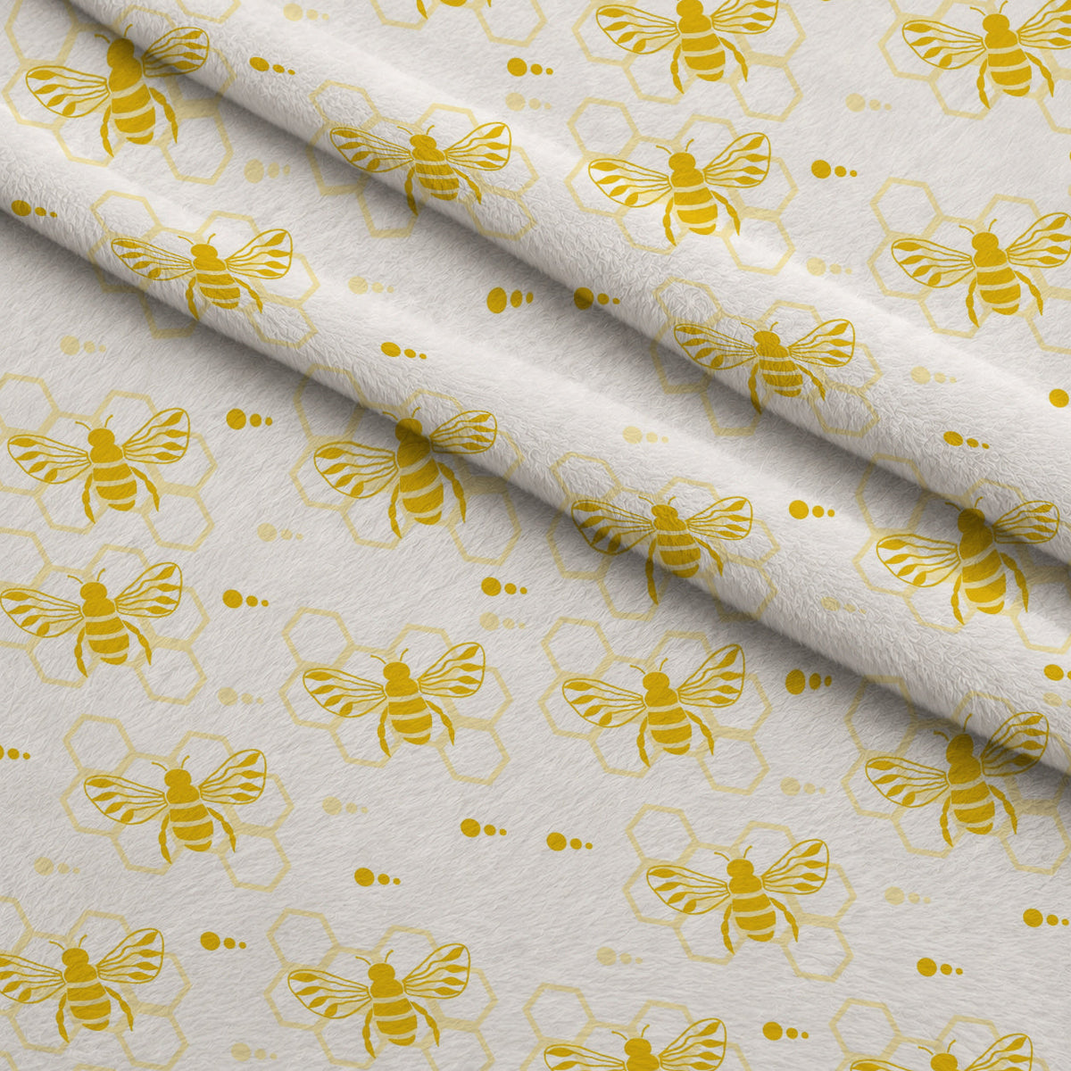 Honeycomb Buzz Pattern 12 Minky Fabric