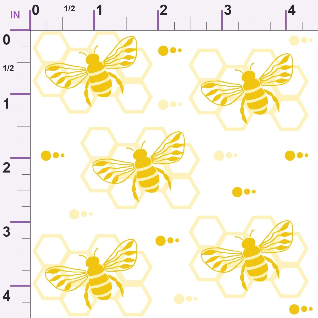Honeycomb Buzz Pattern 12 Minky Fabric