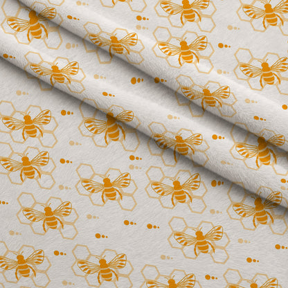 Honeycomb Buzz Pattern 13 Minky Fabric