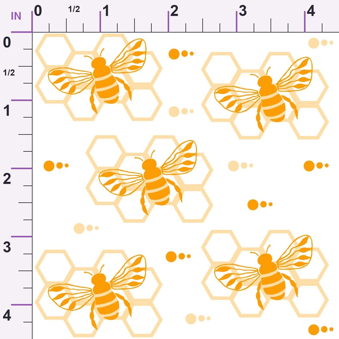 Honeycomb Buzz Pattern 13 Minky Fabric