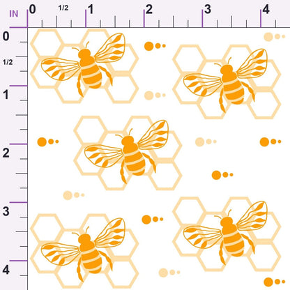 Honeycomb Buzz Pattern 13 Minky Fabric