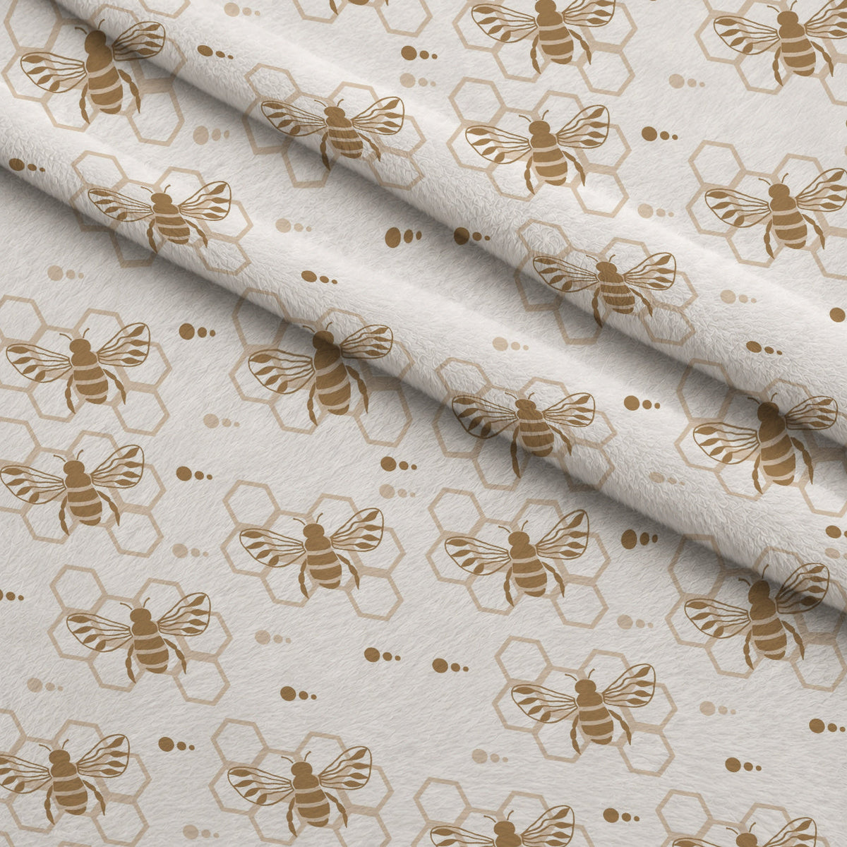 Honeycomb Buzz Pattern 16 Minky Fabric
