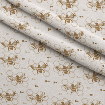 Honeycomb Buzz Pattern 16 Minky Fabric