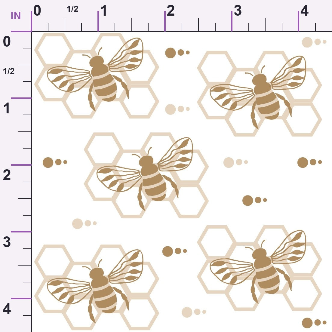 Honeycomb Buzz Pattern 16 Minky Fabric