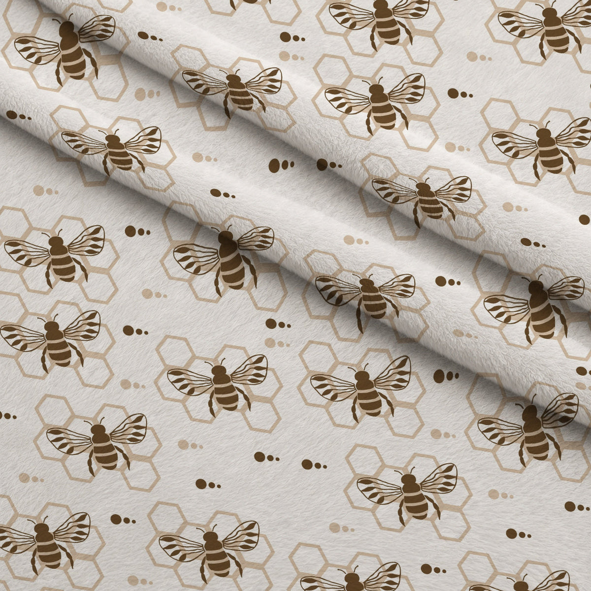 Honeycomb Buzz Pattern 17 Minky Fabric