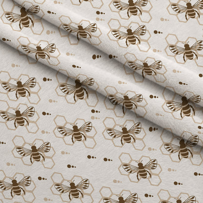 Honeycomb Buzz Pattern 17 Minky Fabric