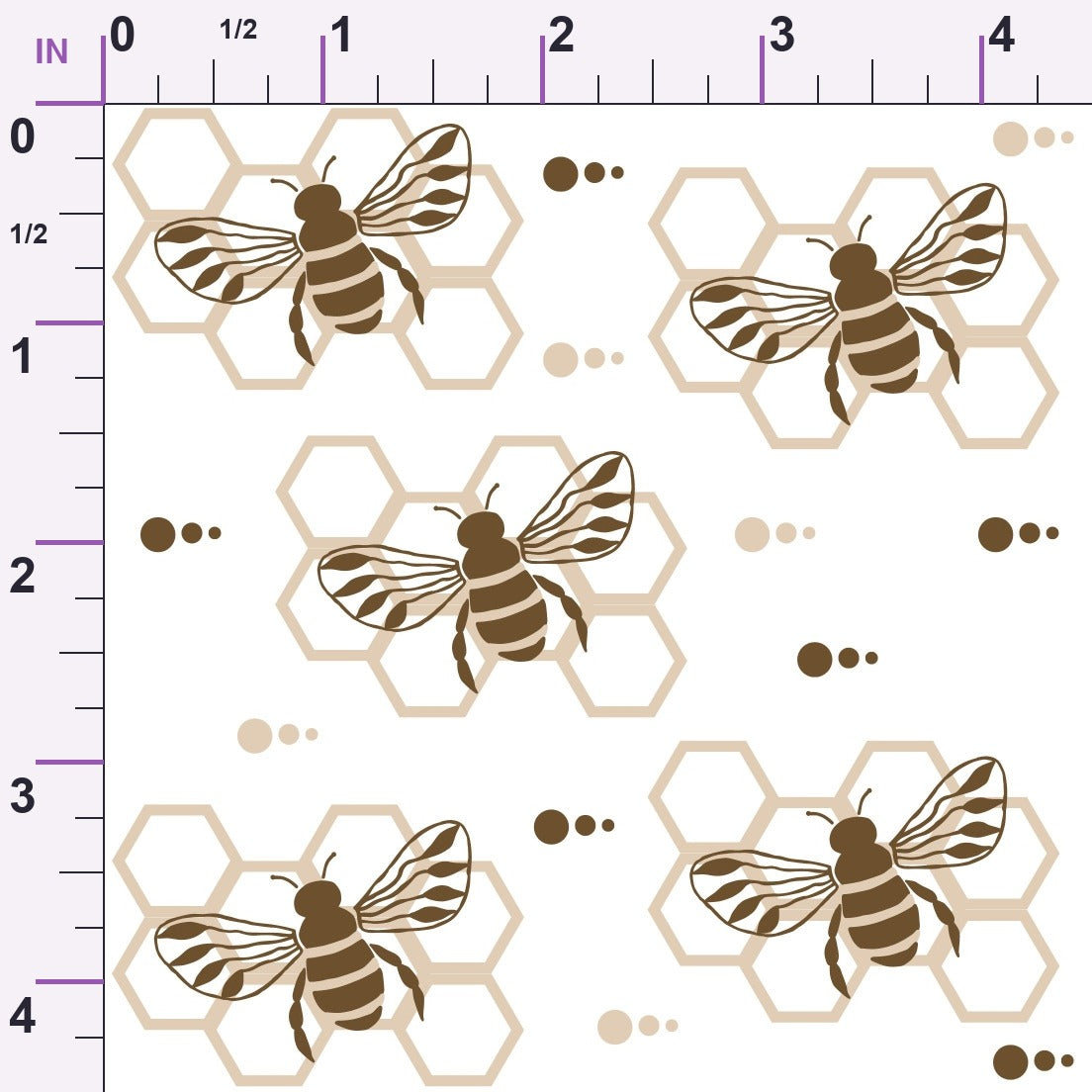 Honeycomb Buzz Pattern 17 Minky Fabric