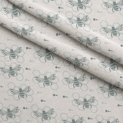Honeycomb Buzz Pattern 18 Minky Fabric