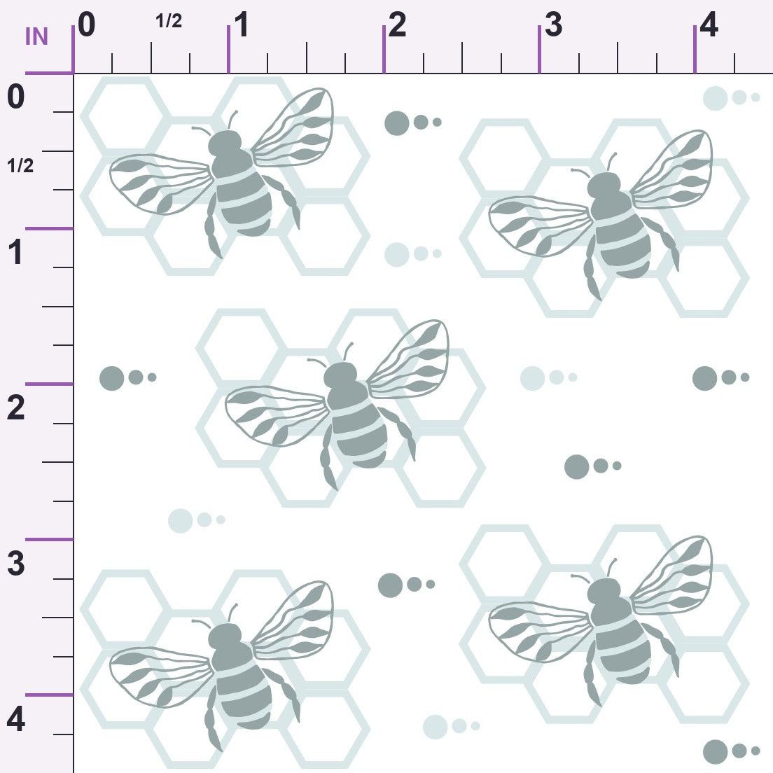 Honeycomb Buzz Pattern 18 Minky Fabric