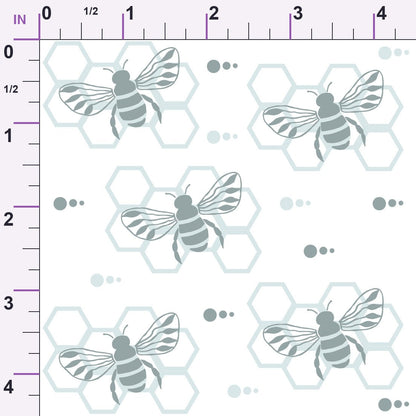 Honeycomb Buzz Pattern 18 Minky Fabric