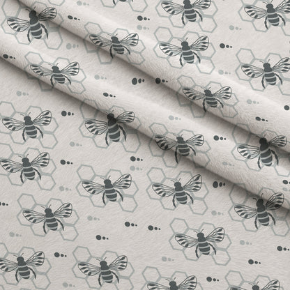 Honeycomb Buzz Pattern 19 Minky Fabric