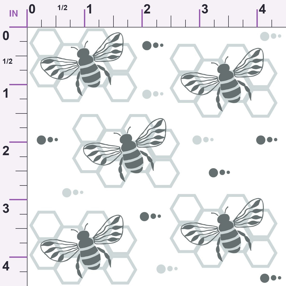 Honeycomb Buzz Pattern 19 Minky Fabric