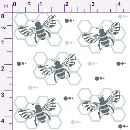 Honeycomb Buzz Pattern 19 Minky Fabric