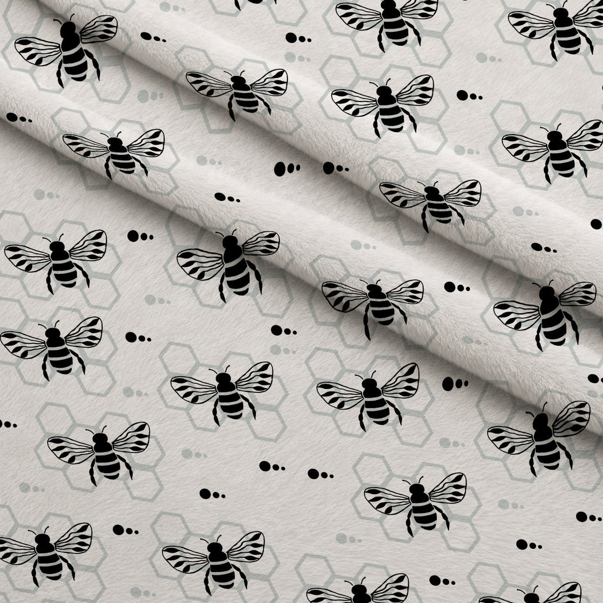 Honeycomb Buzz Pattern 20 Minky Fabric