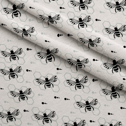 Honeycomb Buzz Pattern 20 Minky Fabric