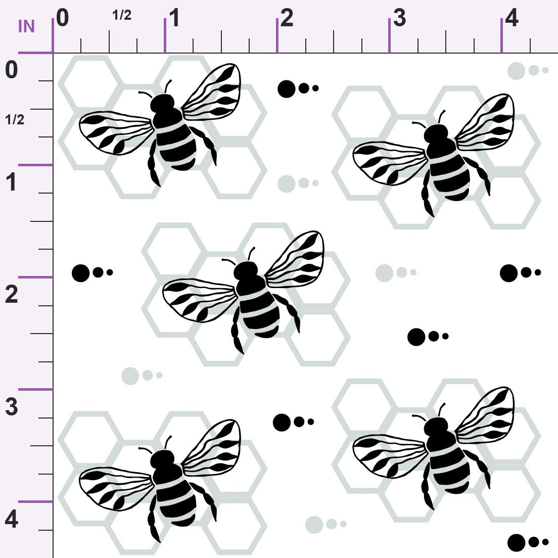Honeycomb Buzz Pattern 20 Minky Fabric