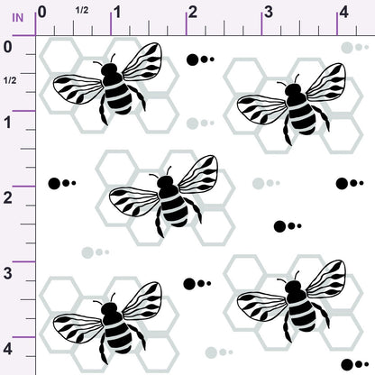 Honeycomb Buzz Pattern 20 Minky Fabric