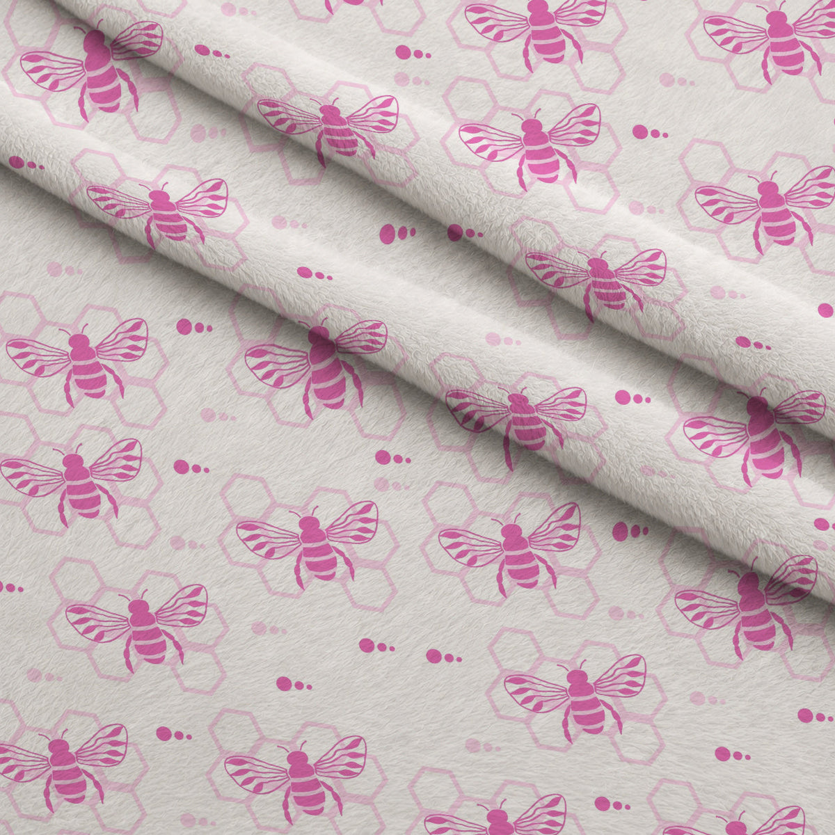 Honeycomb Buzz Pattern 3 Minky Fabric