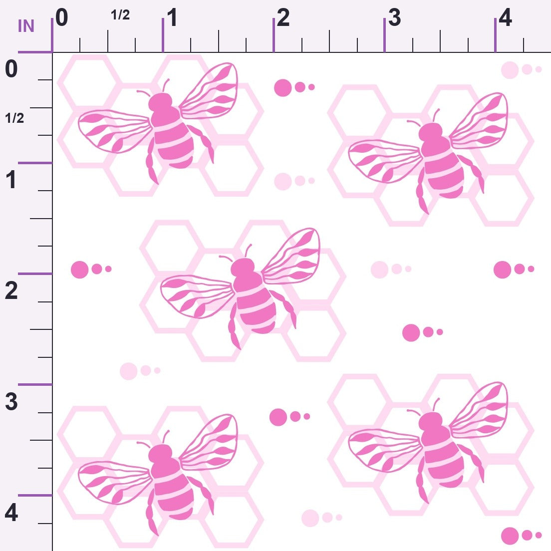 Honeycomb Buzz Pattern 3 Minky Fabric