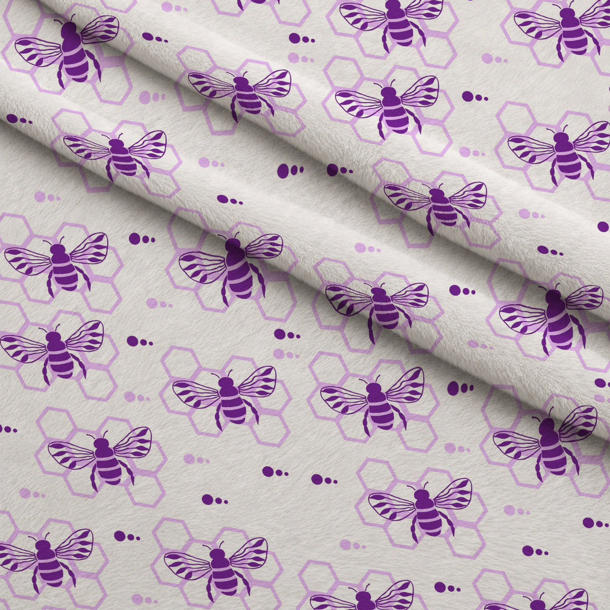 Honeycomb Buzz Pattern 5 Minky Fabric