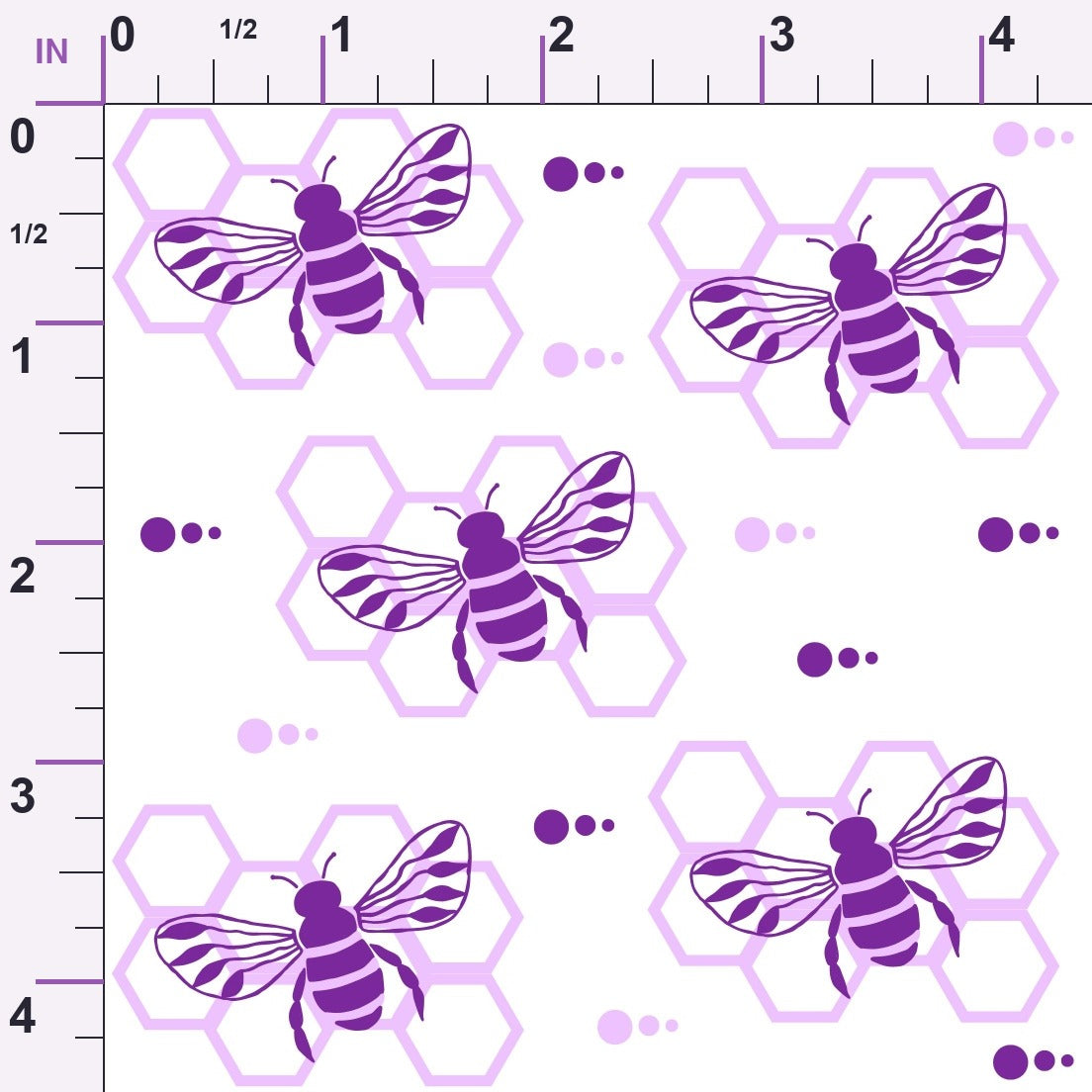 Honeycomb Buzz Pattern 5 Minky Fabric