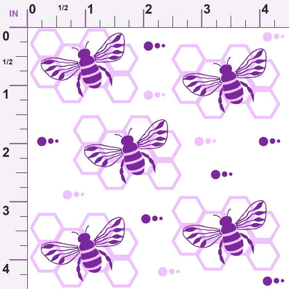 Honeycomb Buzz Pattern 5 Minky Fabric