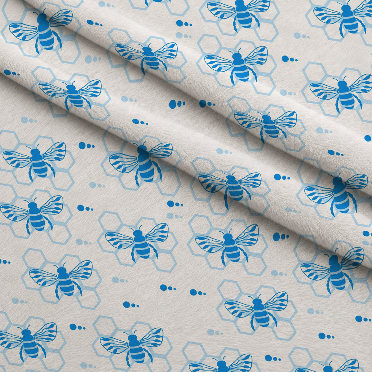 Honeycomb Buzz Pattern 7 Minky Fabric