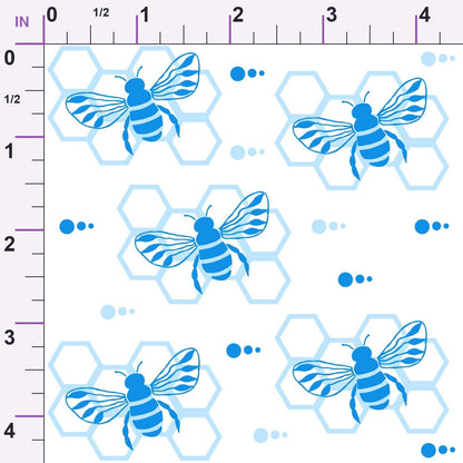 Honeycomb Buzz Pattern 7 Minky Fabric